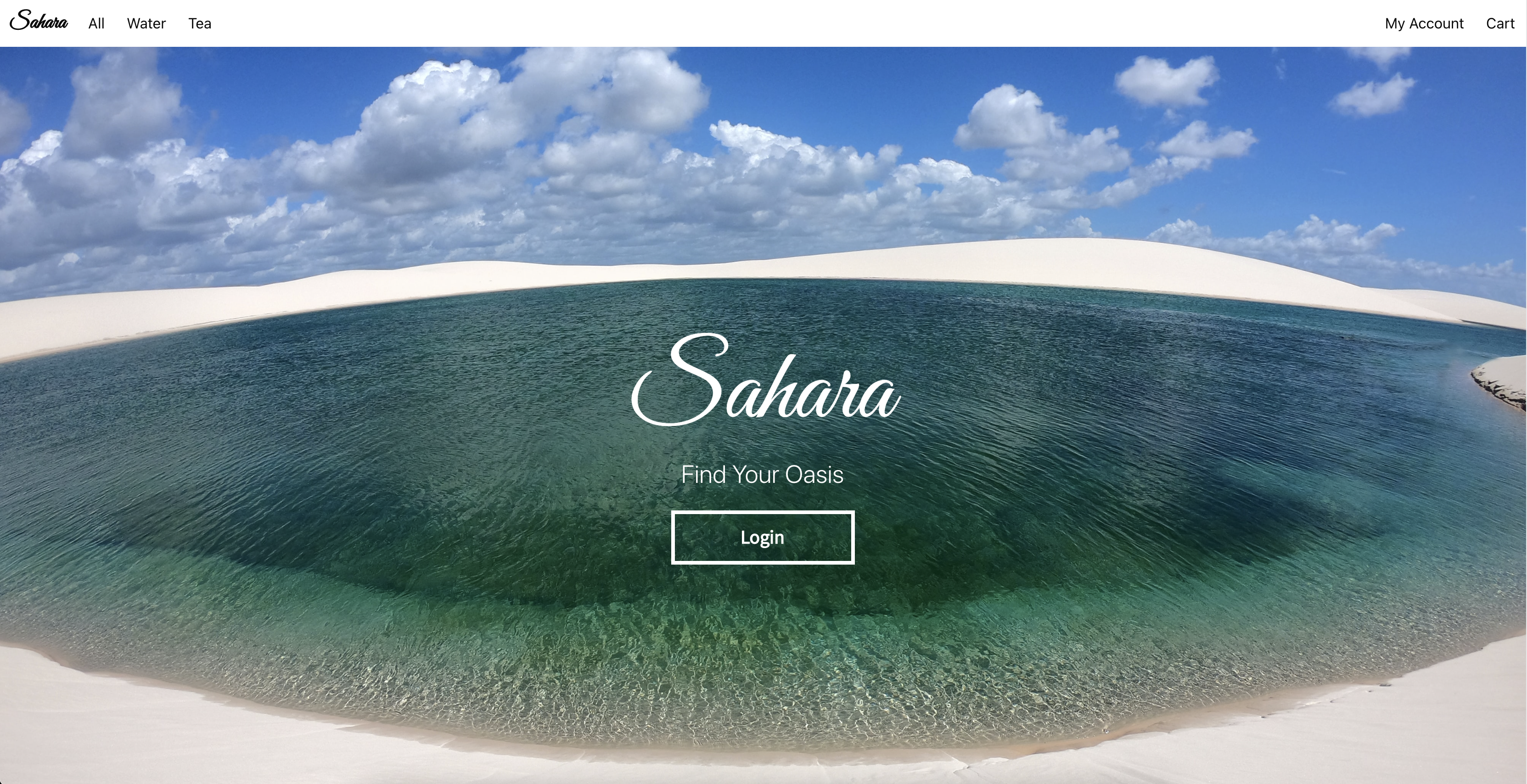 Sahara homepage